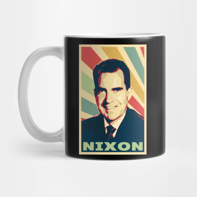 Richard Nixon Vintage Colors by Nerd_art